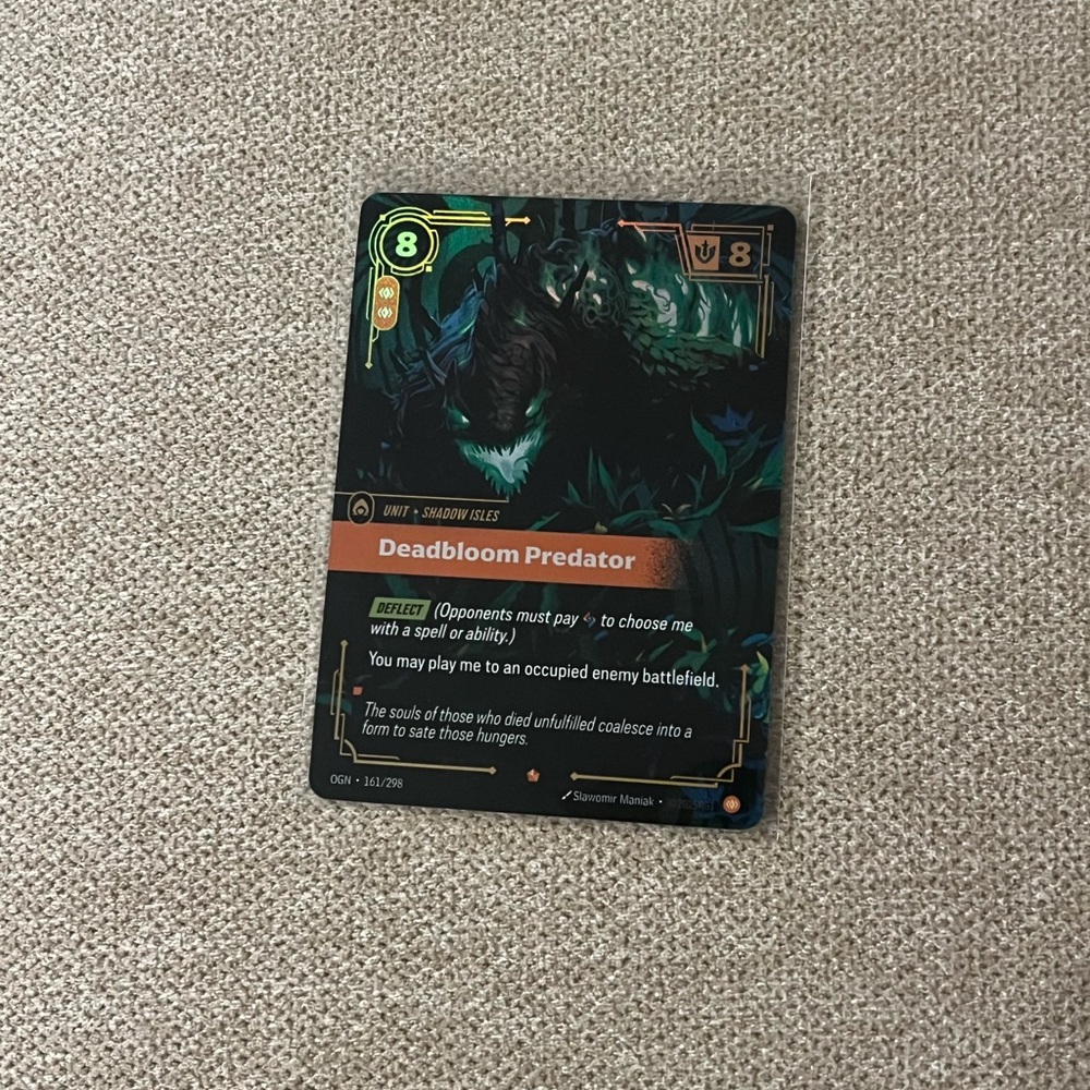 Deadbloom Predator 161/298- Origins (OGN)Riftbound League of Legends Card
